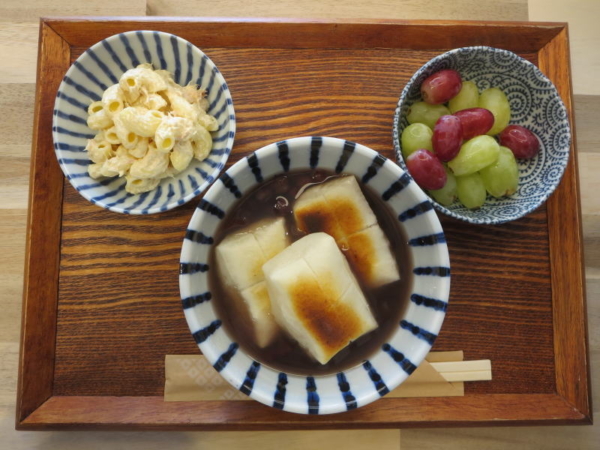 ぜんざいの献立