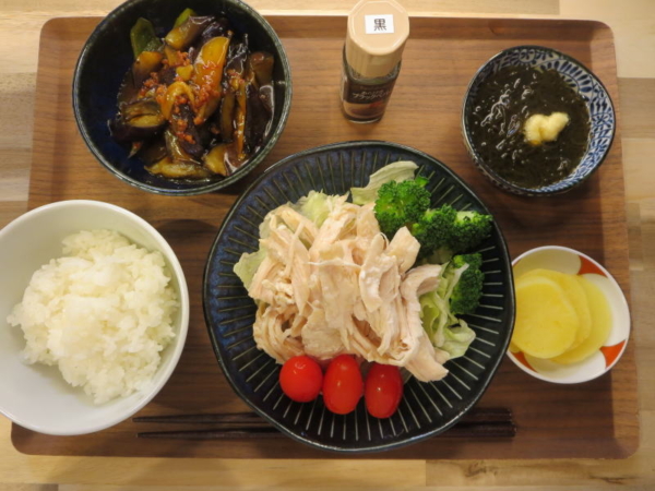 マーボーナスの献立