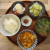 マーボー豆腐(前日の残り)の献立