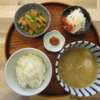 油揚げと長ネギの青みの甘辛煮の献立