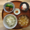 おむすび山 青菜のごはんの献立