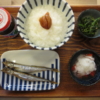 白粥とししゃもの献立