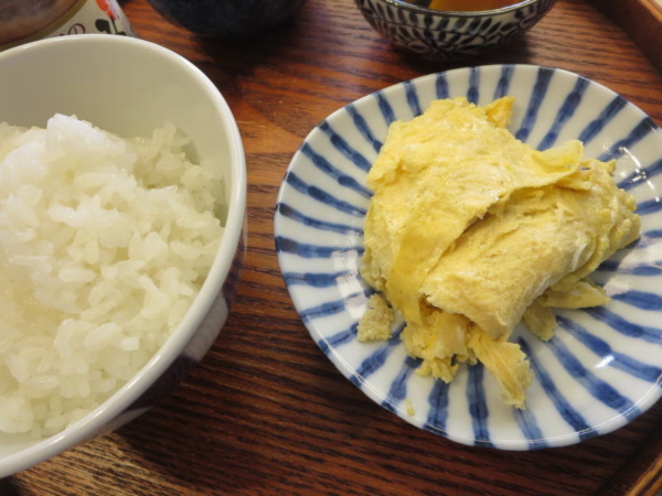 レンジでオムレツ風