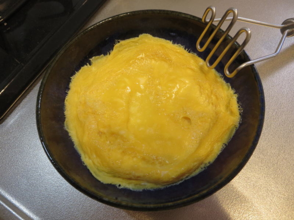 電子レンジで炒りたまご