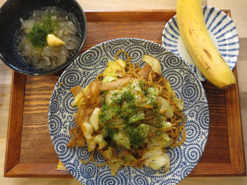 焼そばの献立