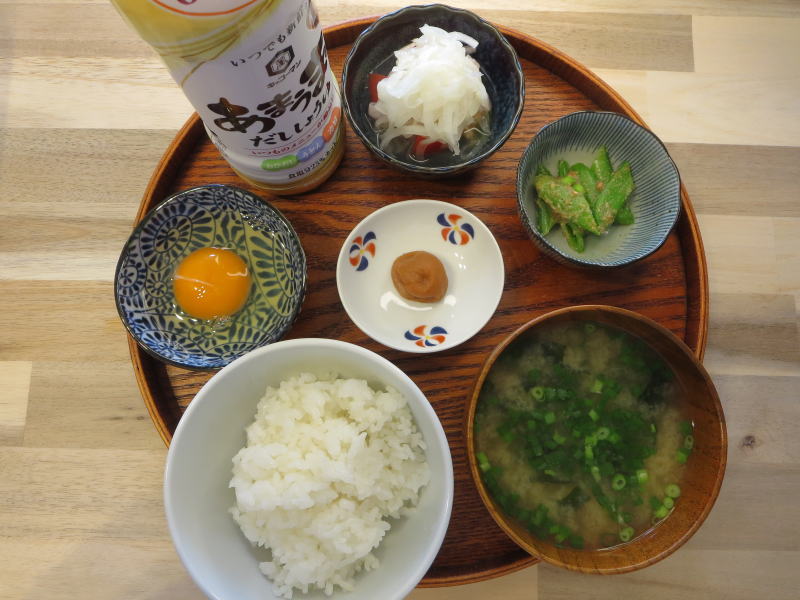 たまごかけごはんの献立