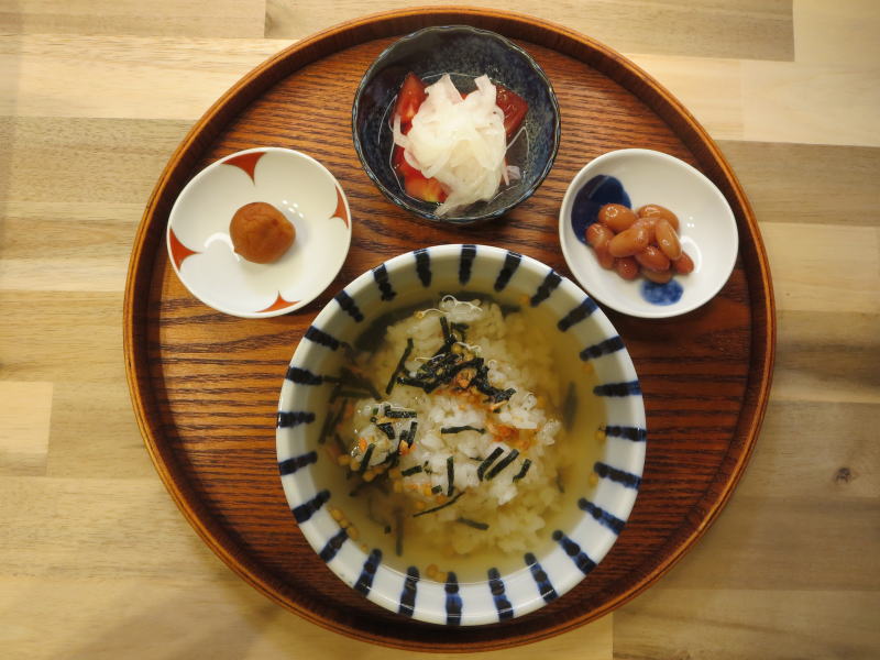 だし茶漬け(鮭)の献立