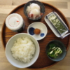鯖そぼろの献立