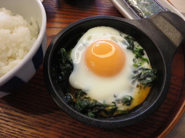 ほうれん草たまご