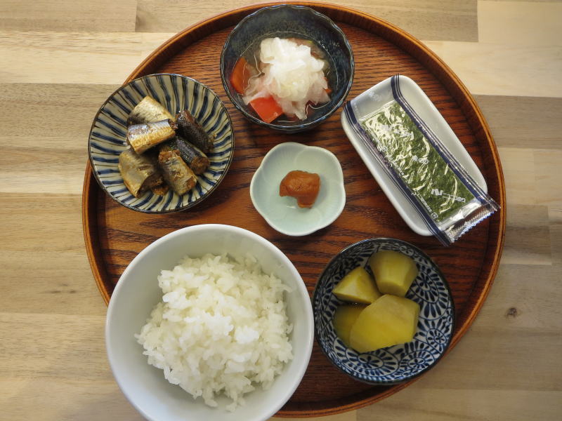 いわし缶の献立