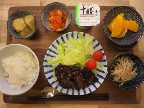 焼肉の献立