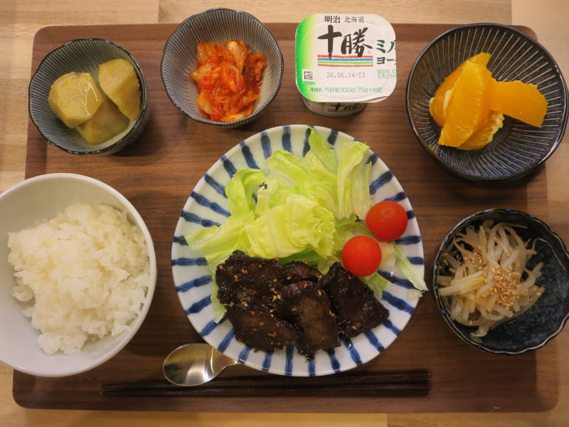 焼肉の献立