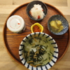 海苔茶漬けの献立
