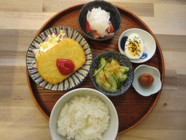 ハッシュドポテトの献立