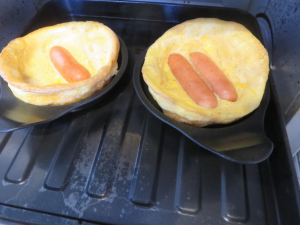 オーブントースタープレートでウインナー入りたまご焼き