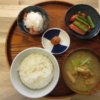 赤ウインナーとアスパラのホイル焼きの献立