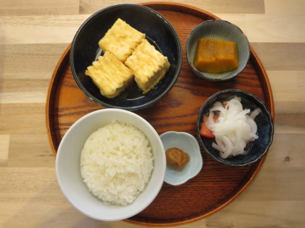 揚げだし豆腐(市販)の献立