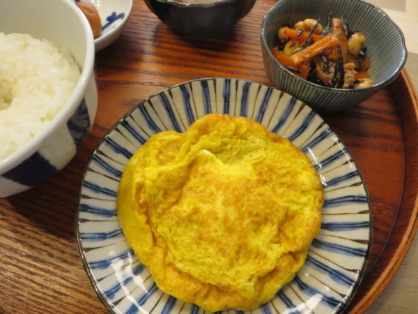 チーズたまご、ひじき豆
