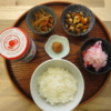 シンプル朝ごはんの献立