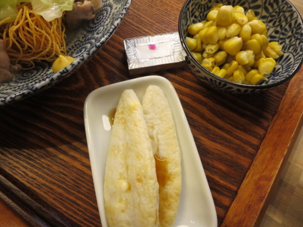 とうもろこし、笹かま、チーズ