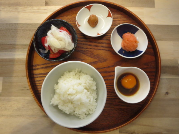 冷凍たまごのだししょう油漬けの献立