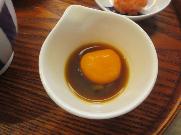 冷凍たまごのだししょう油漬け