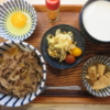牛丼の献立