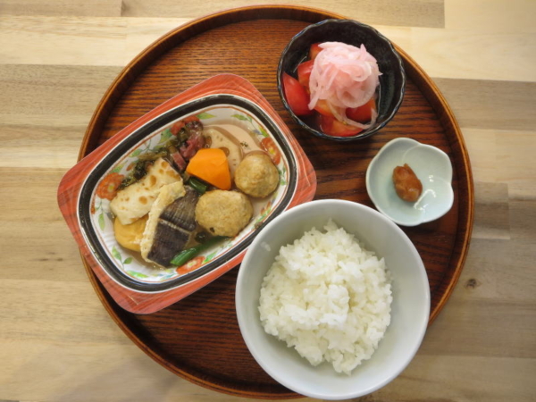 ハモと野菜の炊いたん(京都はんなり一菜)の献立