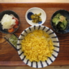炒りたまご丼の献立