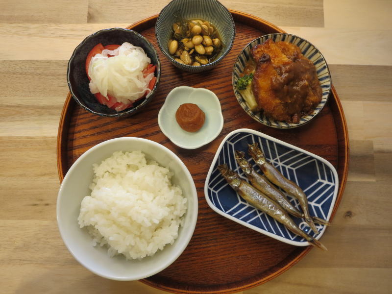 焼ししゃもの献立