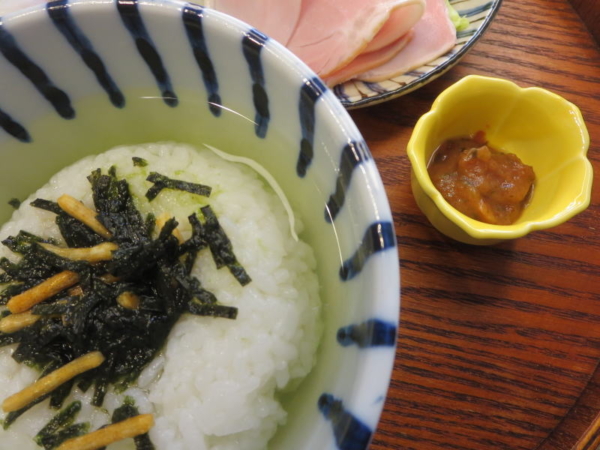 お茶漬け、梅ごのみ