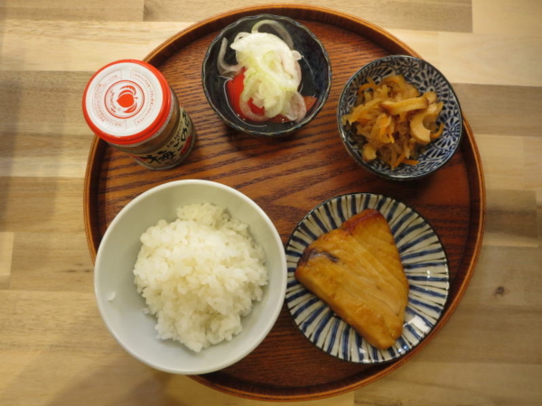 カジキの西京漬け焼きの献立