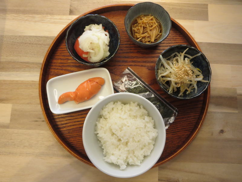 焼たらこの献立