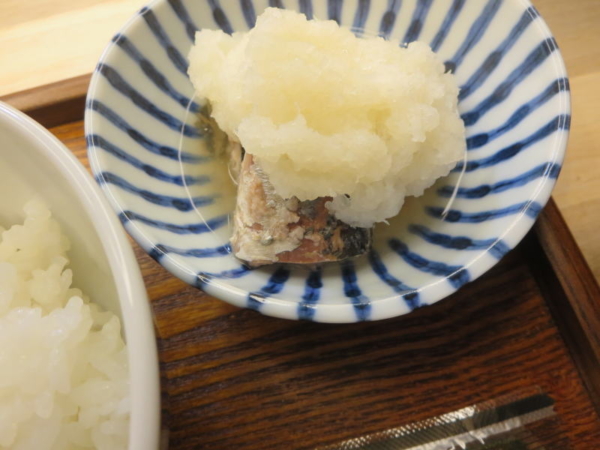 サバ缶おろし