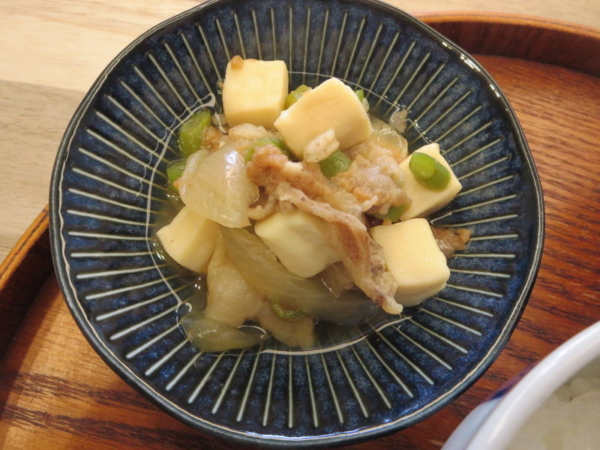 肉豆腐の梅肉添え(京都はんなり一菜)